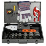 Trusa de lipit tevi PPR 20-63, cutie metalica, 6 accesorii, 1600 W