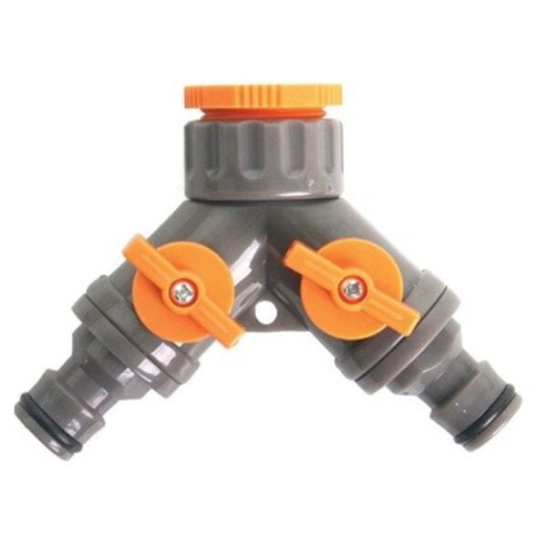 Conector de plastic 2 cai cu stop, 1/2,3/4