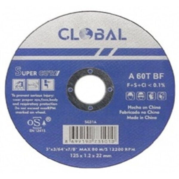 DISC DE TAIAT 125*1.2*22