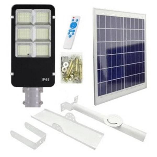 Lampa stradala cu incarcare solara 100W