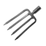 Furca pentru sapat, 4 dinti lati, fier, 25 cm