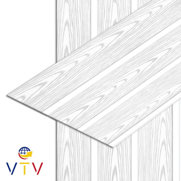 Lambriu 200*7,5*4000mm cu 2 dungi Lemn Gri F791