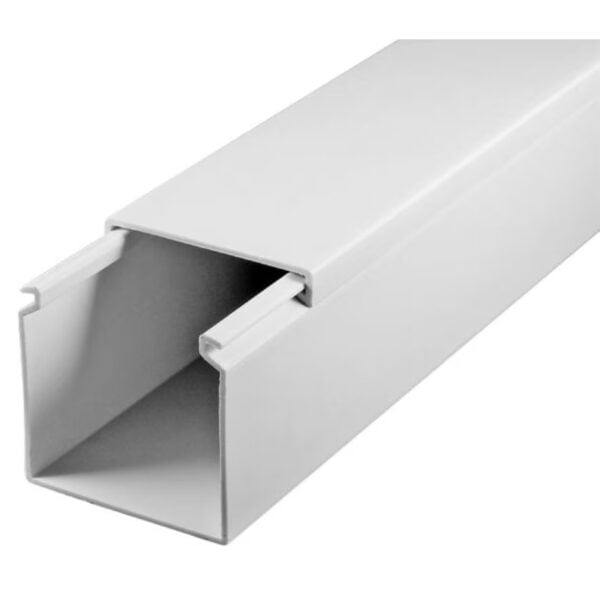 Canal cablu plastic PVC, simplu, 16 x 16 mm, 2m, 50buc/bax