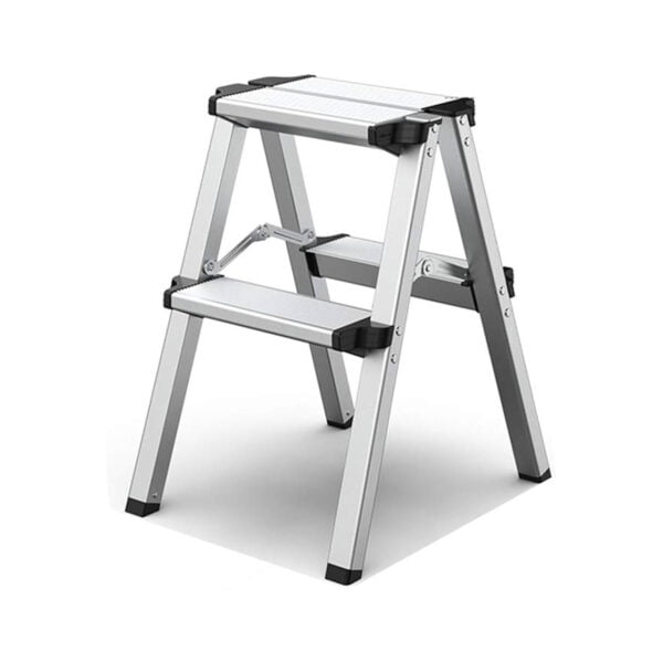 Scara dubla, aluminiu, 3 trepte