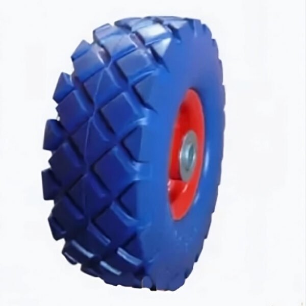 Roata carucior de spuma 350-4, Albastra, Ax 20mm