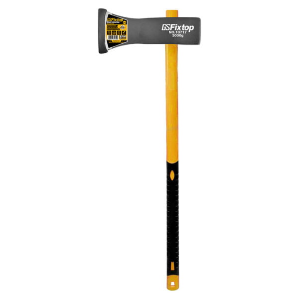 Topor de despicat, coada de fibra, 3kg, Fixtop