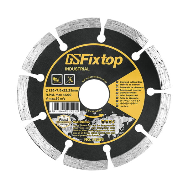 Disc diamantat intrerupt, Fixtop, 180*7,5*2,5*1,6*22,23