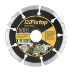 Disc diamantat intrerupt, Fixtop, 125*7,5*2,5*1,4*22,23