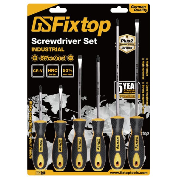 Un set de șase șurubelnițe, Fixtop, SL/PH5*75/6*100/6*150