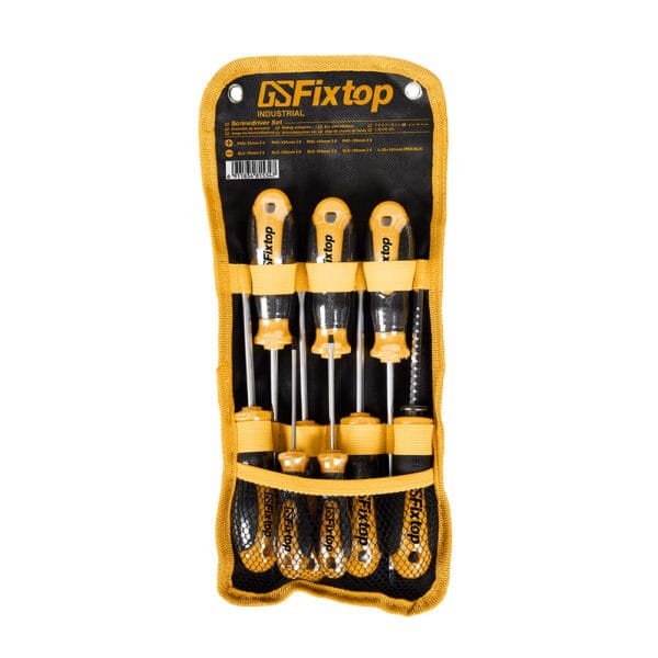 Set de șurubelnițe drepte si stea, 9 bucati, Fixtop,