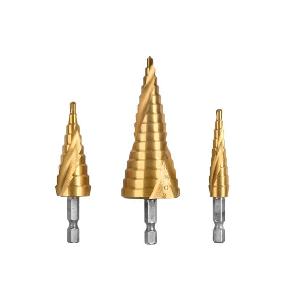 Set freza conica cu intrerupere, Fixtop, 3 buc in set( 4-12, 4-20, 4-32)