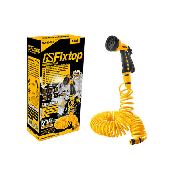 Set pistol de stropit multifunctional+furtun, Fixtop