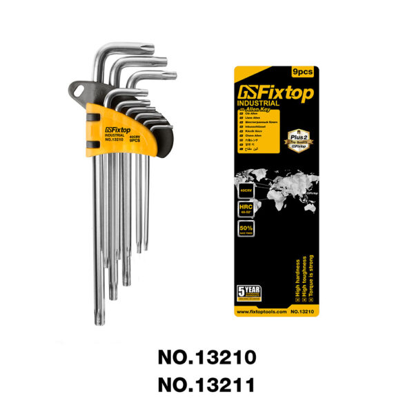 Set imbus, tip stea, lung, Fixtop, T10‑T50