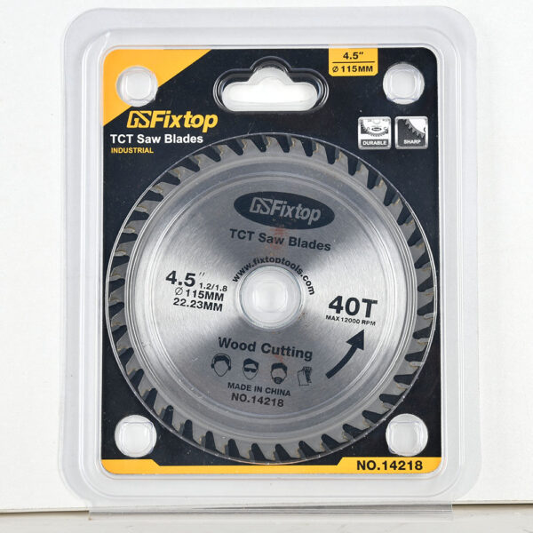 Disc vidia lemn, Fixtop, 30T*115*22.23MM, cu saibe