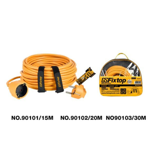 Cablu prelungitor cu o singură gaură, Fixtop, 20m