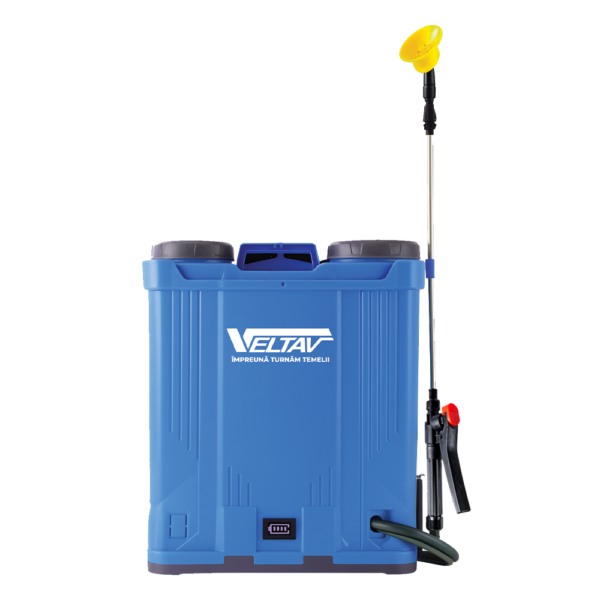 Pompa de stropit, 20L, cu acumulator, dublu motor, 8.0L/min