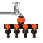 Conector distribuitor cu 4 robineti, 3/4 inch